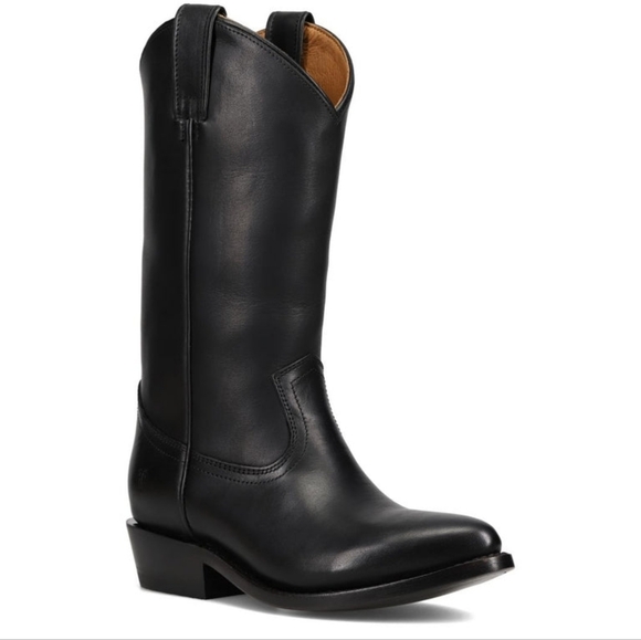 FRYE Billy Embroided Pull on Boots 8.5 - Picture 2 of 9